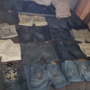 I have all name brand shorts jeans and tops